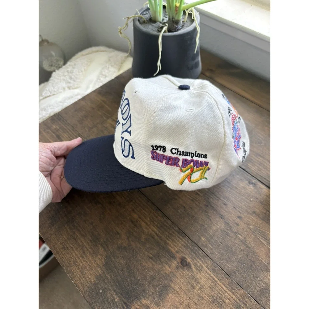Vintage 90s Annco Dallas Cowboys NFL Super Bowl Champions Arch Snapback Hat